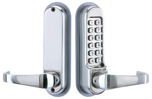 CL515 SS FKP - Heavy Duty Tubular Mortice Latch with Fire Kit, Stainless Steel