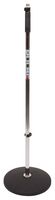 PLS00056 - Round Base Adjustable Microphone Stand, Chrome