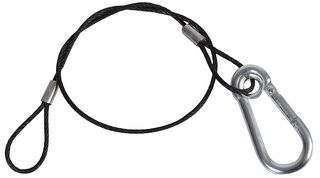 PLS00448A - Black Wire Safety Bond, 2mm x 350mm, 10kg