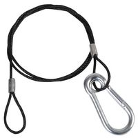 PLS00449A - Black Wire Safety Bond, 2mm x 600mm, 10kg