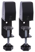 APC01-B - Edge Mount Desktop Panel Clamps in Black (Pair)