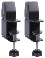 APC02-B - Extended-Edge Mount Desktop Panel Clamps in Black (Pair)