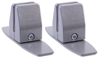APC03-S - Surface Mount Desktop Panel Clamps in Silver (Pair)