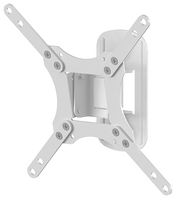 MRL22W - Single Head TV / Monitor Wall Mount 12-43" Tilt & Turn VESA Compatible, White