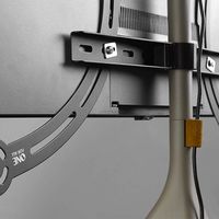 WM7471 - Universal Tripod TV Stand, 32" to 65" Screen, Dark