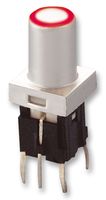 PB6149L-1-102 - Tactile Switch, Momentary, 12V DC, 50mA, 7.5mm x 7.5mm, Red