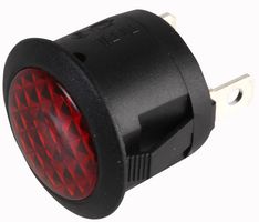 ABRR029 - Illuminated Indicator, 220V, Red, Round