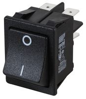 SX82112811210000 - 20A Black DP Rocker Switch