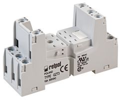 GZT3-GREY - 11 Pin Industrial Relay Base, Grey