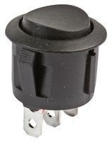 ABRR030 - Rocker Switch, Black, SPDT, 250V AC, 6A