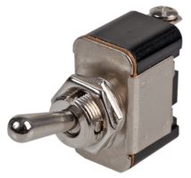 404M - Metal Toggle Switch, Flash / Off, SPST, Momentary, 12V DC, 25A