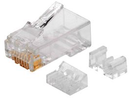 PXCAT6 - Cat6 RJ45 (8P8C) Plugs - 50 Micron Gold Plated Contacts (Pack of 50)