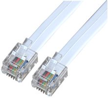 PSG04223 - RJ12 to RJ12 Telephone Lead, 5m, White