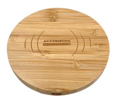 BAM-CHARGE100-10W - Charge 100 10W Wireless QI Fast Induction Charger, Bamboo.