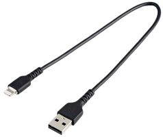 RUSBLTMM30CMB - USB Type A to Lightning Cable, 0.3m Black