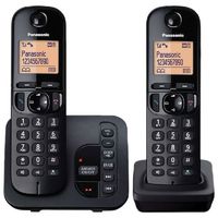 KXTGC222EB - Cordless DECT Phones with Answer Machine - Twin Handsets