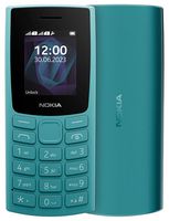 1GF019CPG6L05 - Nokia 105 (2023) Single SIM SIM Free Mobile Phone, Cyan