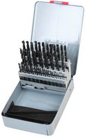 20-150-060 - 1mm - 6mm HSS Jobber Drill Bit Set with Black Finish
