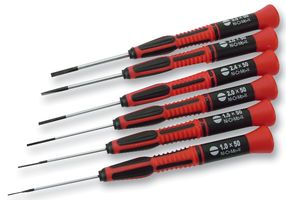 PSD1600 - Precision Slotted Screwdriver Set, 6 Piece