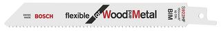 2608656016 - S922HF 150mm Reciprocating Saw Blade for Wood & Metal, 5 Pack
