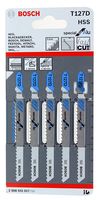 2608631017 - T127D Aluminium Smooth Cut Jigsaw Blades, 5 Pack
