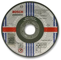 2608600394 - 5" (125mm x 2.5mm x 22.23mm) Angle Grinder Metal Straight Cutting Disc