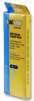 0480 - 500/25mm Galvanised Angled Nails, 1000 Pack