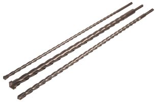 D00080 - 600mm Long SDS Drill Bit Set, 3 Piece