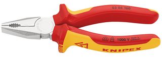 03 06 160 - 160mm Length Combination Plier with 16mm² Capacity