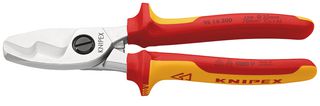 95 16 200 - 200mm Chrome Plated Cable Shears with Twin Cutting Edges and Insulated Dual Component Handles