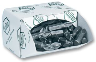 08057 - PZ2 x 25mm Pozidriv Screwdriver Bits, 50 Pack