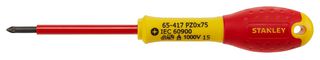 0-65-417 - PZ0 x 75mm VDE Insulated Pozidriv Screwdriver