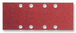 2608605303 - 93mm x 186mm 60 Grit 1/3 Sanding Sheets Punched, 10 Pack
