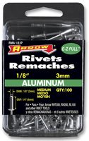 RMA1/8IP - 3mm Aluminium Medium Rivets, 100 Pack