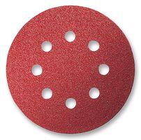 2608605643 - 125mm 8 Holes 120 Grit Aluminium Oxide Sanding Disc, 5 Pack