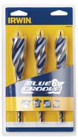 10506627 - 6X Blue Groove Auger Wood Drill Bit Set, 3 Piece