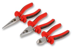 T3803 - RedLine Pliers Set, 3 Piece (Diagonal Pliers, Combination Pliers & Long Nose Pliers)