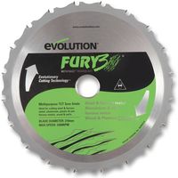 FURYBLADE210MULTI - 210mm x 20T x 25.4mm Multi-Purpose Fury 3 TCT Circular Saw Blade