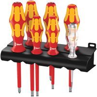05006148001 - Kraftform VDE Insulated Lasertip Slotted/Pozidriv Screwdriver Set, 7 Piece - 160 i/165 i/7