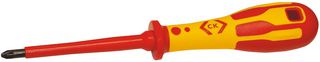 T49143-2 - Dextro VDE Insulated PZ2 x 100mm Pozidriv Screwdriver