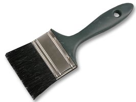 11140 - 4" (100mm) Natural Bristle Economy Paint Brush with Polypropylene Handle