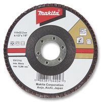 D-27458 - 4 1/2" (115mm x 22.23mm) Angle Grinder 80 Grit Flap Disc