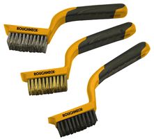 52-012 - Wide Mini Wire Brush Set, 3 Piece