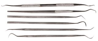 D02346 - Double Ended Stainless Steel Scriber Set, 6 Piece