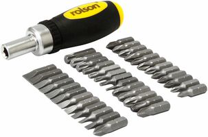 28419 - Stubby Ratchet Screwdriver & Bit Set, 38 Piece