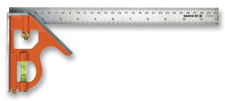 CS300 - 12" (300mm) Sliding Combination Square with Spirit Level