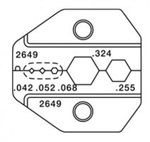 PA2649 - RG59 RG6 HDTV/BNC "F" Die for 1302/8000