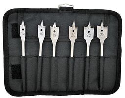 2608587793 - Flat Wood Drill Bit Wrap, 6 Piece