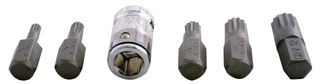 592 - 3/8" Spline Bit Set, 6 Piece