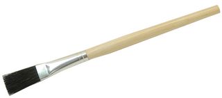 EB78 - 3/8" (10mm) Natural Bristle Enamel Paint Brush with Wooden Dowel Handle